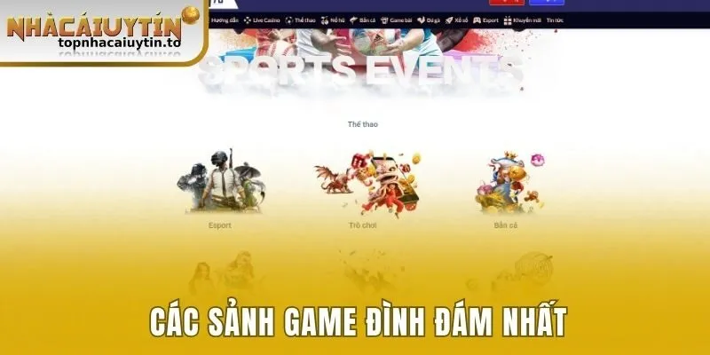 4 sảnh cược chủ chốt tại trang chủ nhà cái